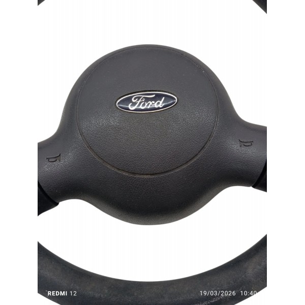 Volante Direção Ford Ka 2008 2009 13a805aa Preto Original Preto