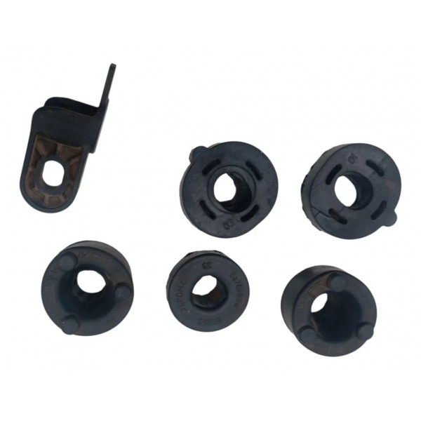 Kit Borrachas Fixação Radiador Fiat Mobi 1.0 2020 2021 2022