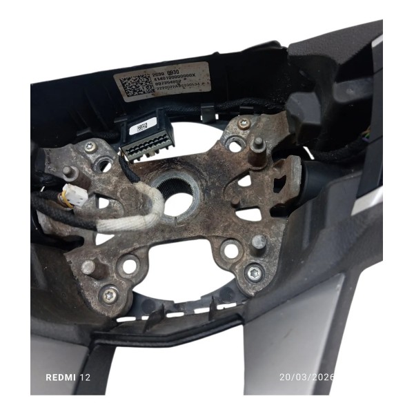 Volante Direção Chevrolet Onix Plus 1.0 3cc 2020 2021 2022 Preto