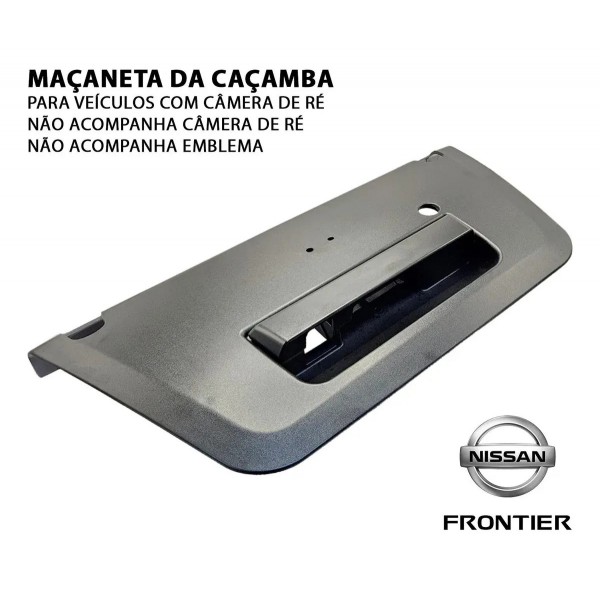 Puxador Tampa Traseira Frontier C/ Câmera Ré 2008 A 2016
