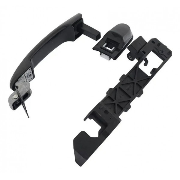 Maçaneta Externa Traseira Esquerda C/ Suporte Tucson Gl Gls Preto Traseira