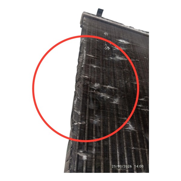 Radiador Agua Motor Chevrolet Agile 1.4 2012 2013 Detalhe