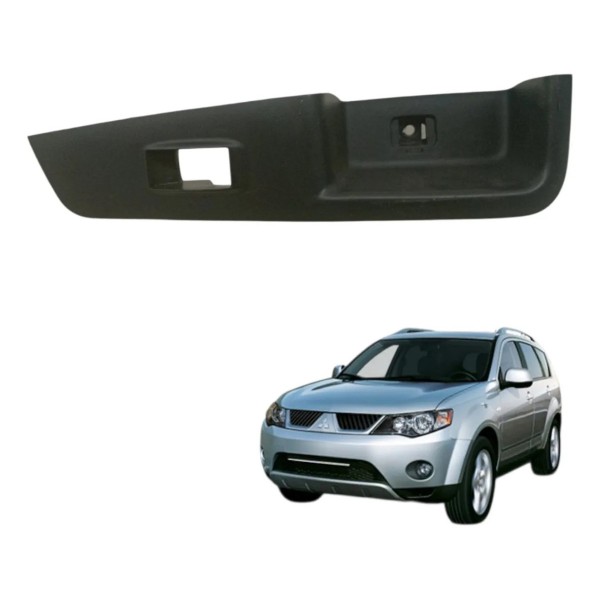 Moldura Botão Traseiro Direito Mitsubishi Outlander 3.0 2010
