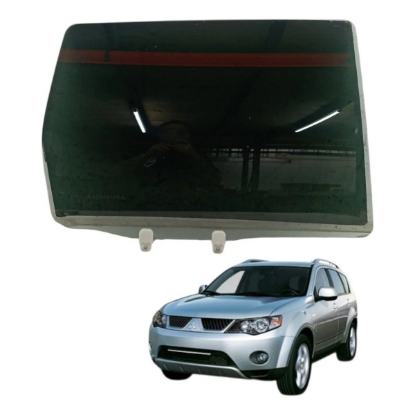 Vidro Porta Traseiro Direito Mitsubishi Outlander 3.0 2010