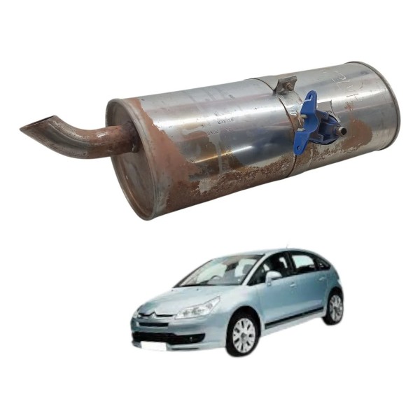 Escapamento Silencioso Citroen C4 Hatch 2.0 2010 2011 2012