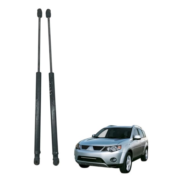 Par Amortecedor Tampa Traseira Mitsubishi Outlander 2010