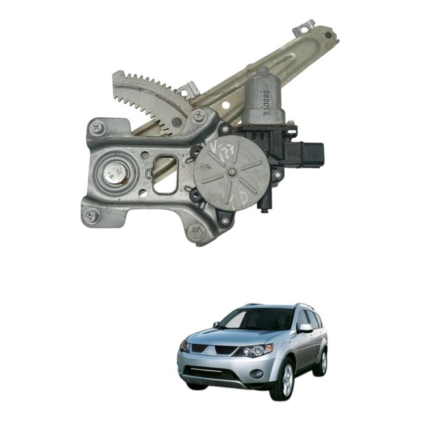 Maquina Vidro Traseiro Direito  Mitsubishi Outlander 2010