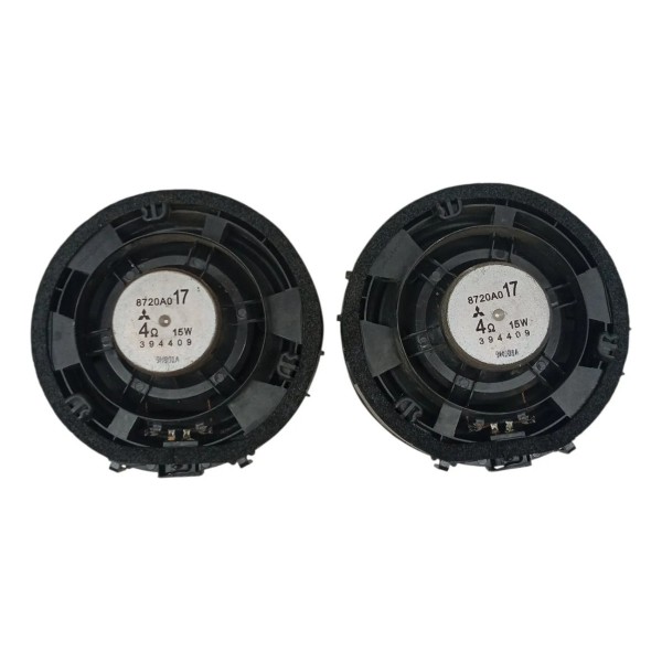Par Auto Falante Porta Mitsubishi Outlander 3.0 2010 2011 Preto