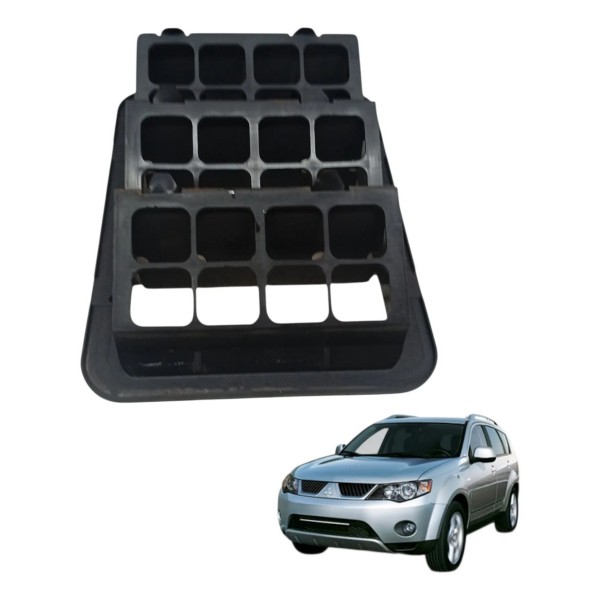 Moldura Grelha Ventilação Mitsubishi Outlander 3.0 2010 2011