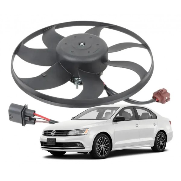 Ventoinha Do Radiador Maior Vw Jetta 2.0 Tsi 2011 2012 2013