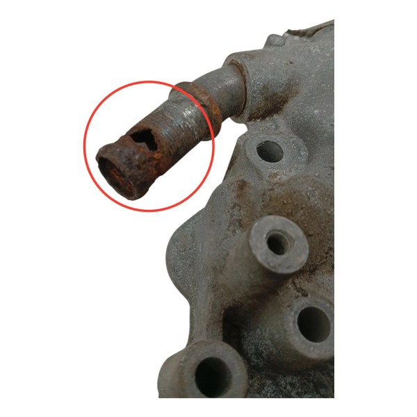 Carcaça Válvula Termostática Peugeot 206 1.4 2006 Detalhe