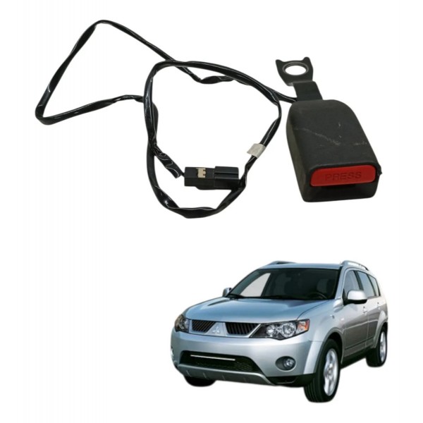 Engate Cinto Dianteiro Esquerdo Mitsubishi Outlander 2010