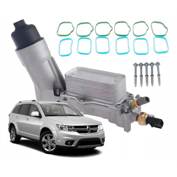 Trocador Calor Motor Suporte Alumínio Journey 3.6 V6