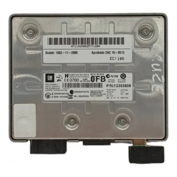 Módulo Bluetooth Som Chevrolet Cruze 1.8 2013 2014 2015 2016
