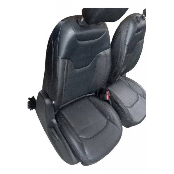 Jogo Banco Couro Jeep Compass 2.0 2022 2023 Preto