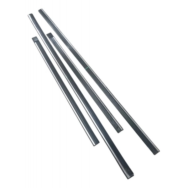 Kit Friso Lateral 4pçs Chevrolet Caravan 1887 1888 1889 Preto