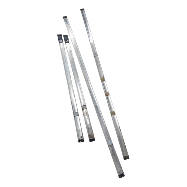 Kit Friso Lateral 4pçs Chevrolet Caravan 1887 1888 1889 Preto