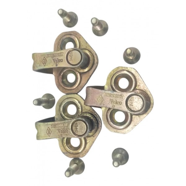 Jogo Batentes Porta Renault Clio 1.0 2004 2005 2006 2007 Traseira Direito