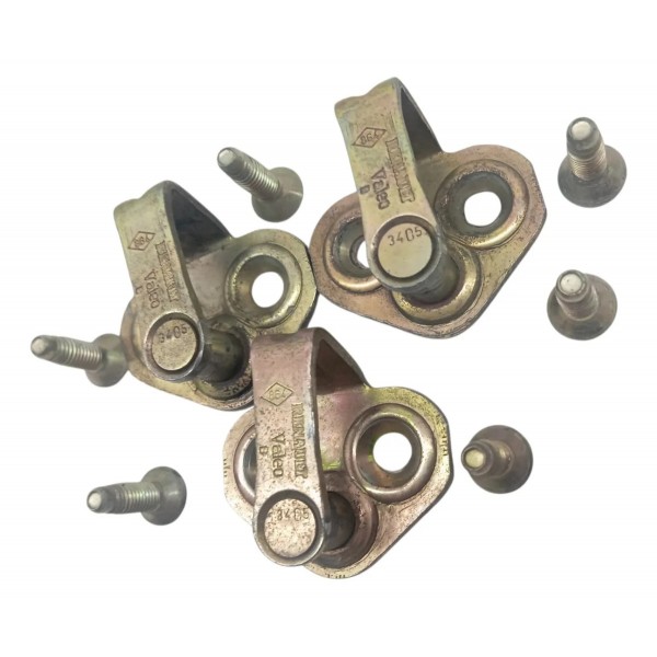 Jogo Batentes Porta Renault Clio 1.0 2004 2005 2006 2007 Traseira Direito