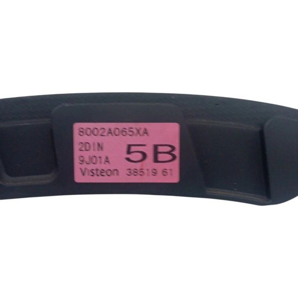 Moldura Central Botão Alerta Mitsubishi Outlander 3.0 2010 Preto