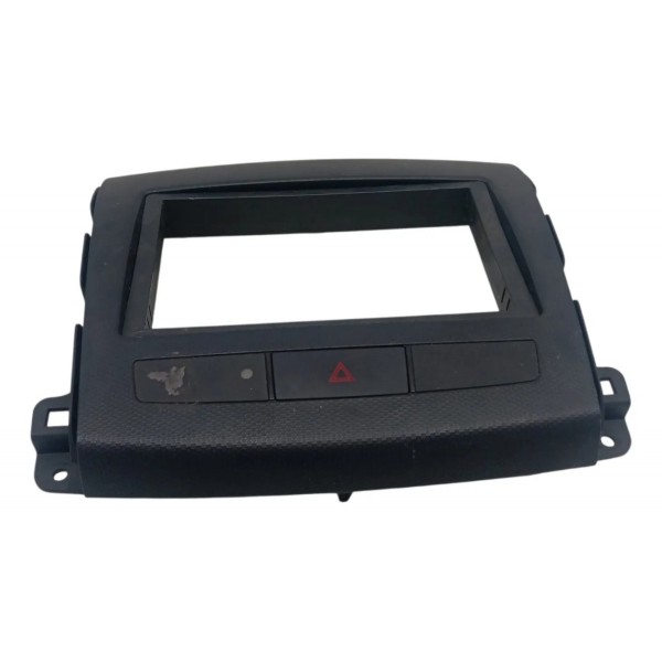 Moldura Central Botão Alerta Mitsubishi Outlander 3.0 2010 Preto