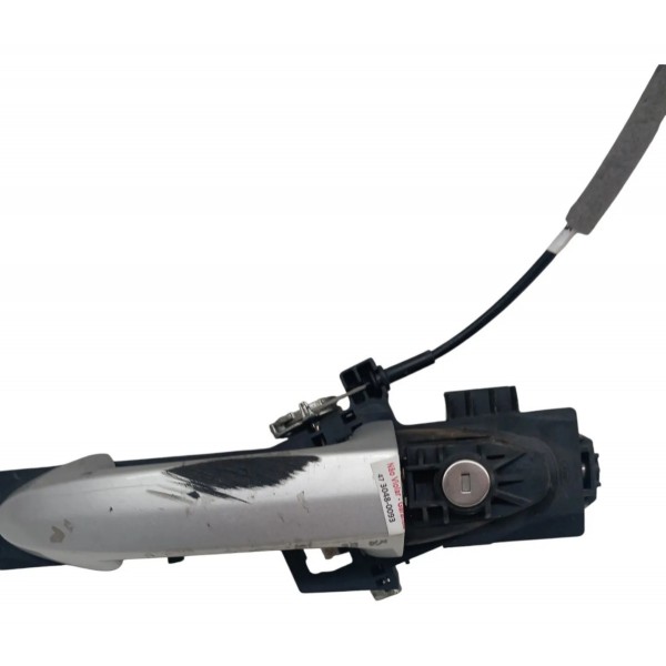 Maçaneta Externa Dianteira Esquerda Ford Ka 2016 Detalhe Prateado Dianteira