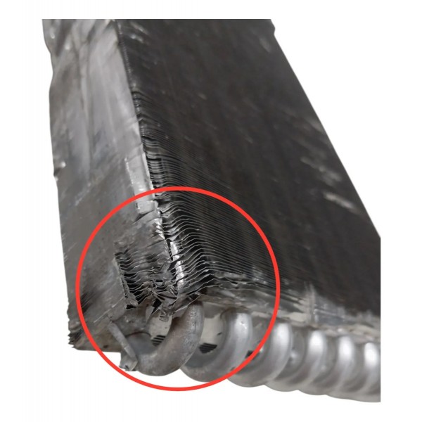 Radiador Ar Quente Volkswagen Gol 1.6 2002 2003 Detalhe