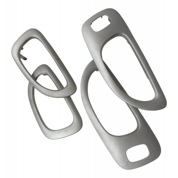 Kit Moldura Acabamento Maçaneta Interna Peugeot 307 Sw 2009