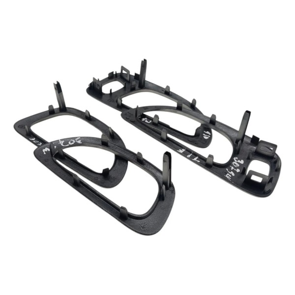 Kit Moldura Acabamento Maçaneta Interna Peugeot 307 Sw 2009