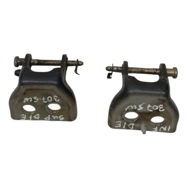 Par Dobradiça Porta Dianteira Direita Peugeot 307 Sw 2009 10