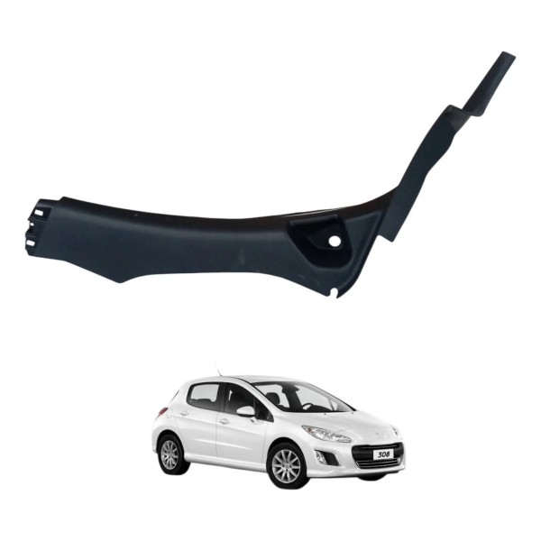 Acabamento Coluna Traseira Esquerda Peugeot 308 Allure 2013