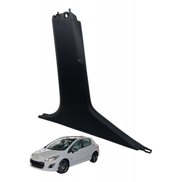 Moldura Coluna Central Esquerda Peugeot 308 Griff 2013 2014