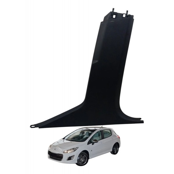 Moldura Coluna Central Direita Peugeot 308 Griff 2013 2014