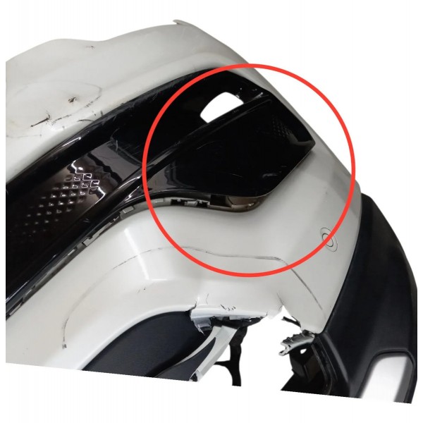 Parachoque Dianteiro Jeep Compas 2.0 2022 2023 Detalhe Branco