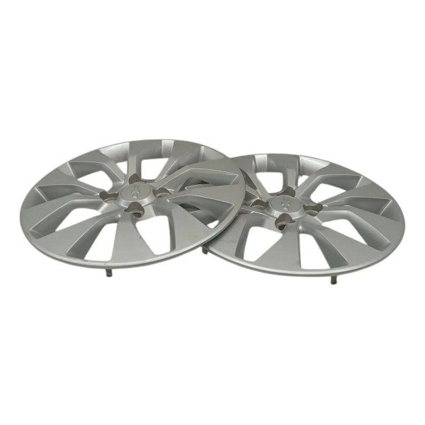 Par Calota Aro 15 Chevrolet Onix 2013 2014 2015 2016 2017