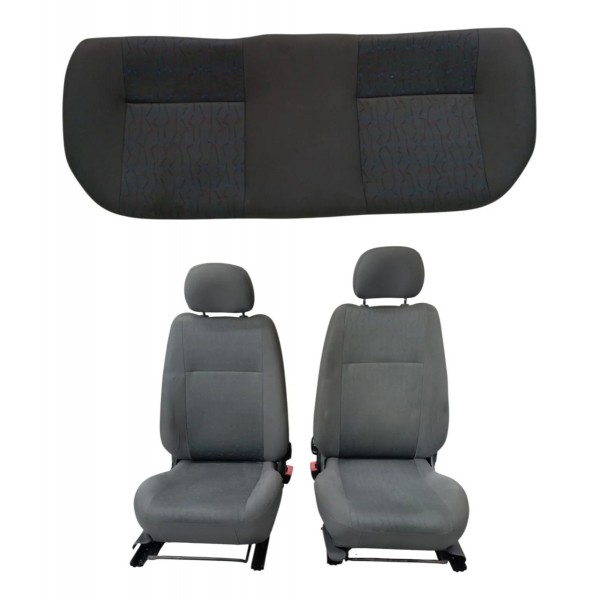 Jogo Banco Chevrolet Corsa 2008 2009 2010  3pçs Cinza