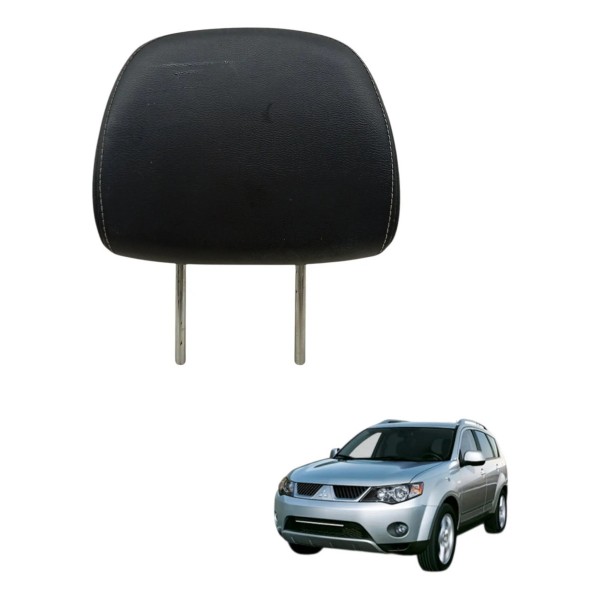 Encosto Banco Dianteiro Mitsubishi Outlander 3.0 2010 2011 Preto