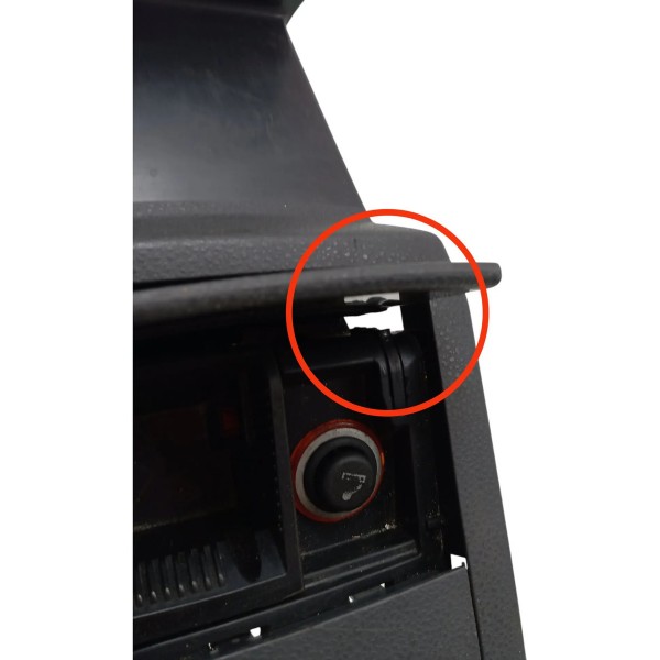 Moldura Console Central Cinzeiro Vw Polo 1.6 2002 2003 2004