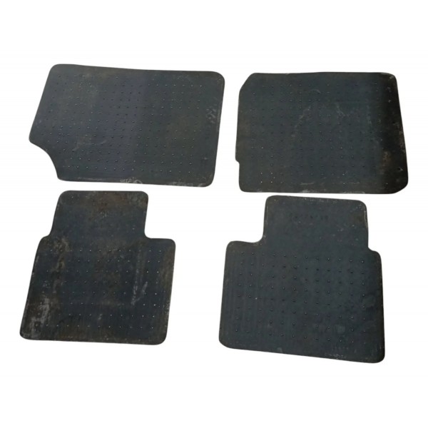 Kit Jogo Tapetes Renault Kwid 1.0 3cc 2017 2018 2019 2020 21 Preto