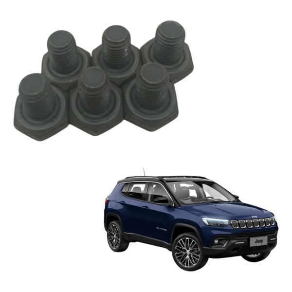 Jogo Parafuso Fixação Tork Cambio Jeep Compass 1.3 2023 2024
