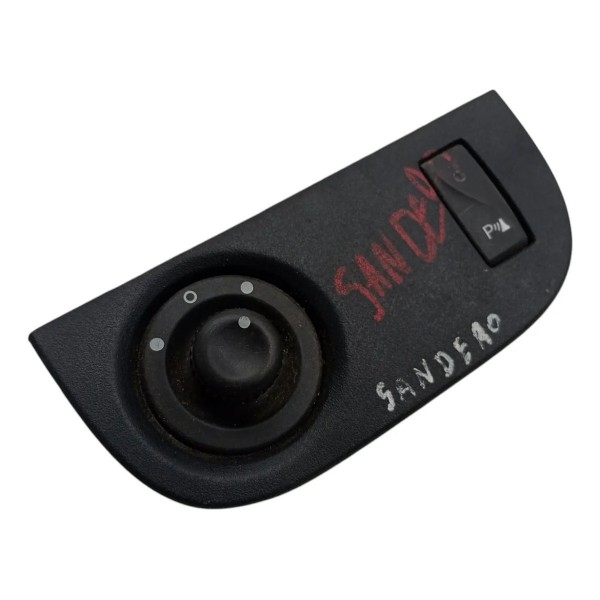 Moldura Botão Comando Retrovisor Renault Sandero 2013 2014