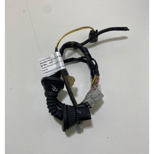 Chicote Porta Dianteira Direita Honda Fit 2008